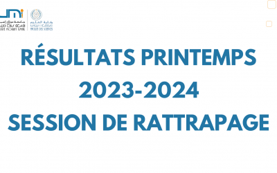 Résultats printemps 2023-2024 – session de rattrapage