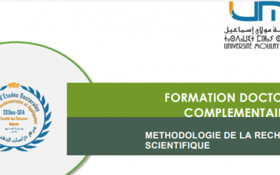 FORMATIONS DOCTORALES COMPLEMENTAIRES