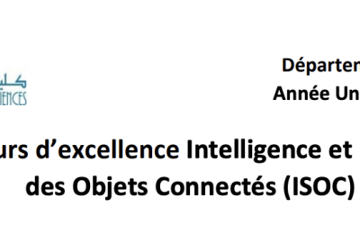 Liste des admis et liste d’attente du parcours d’excellence Intelligence et Sécurité des Objets Connectés (ISOC)