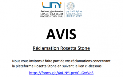 AVIS Réclamation Rosetta Stone